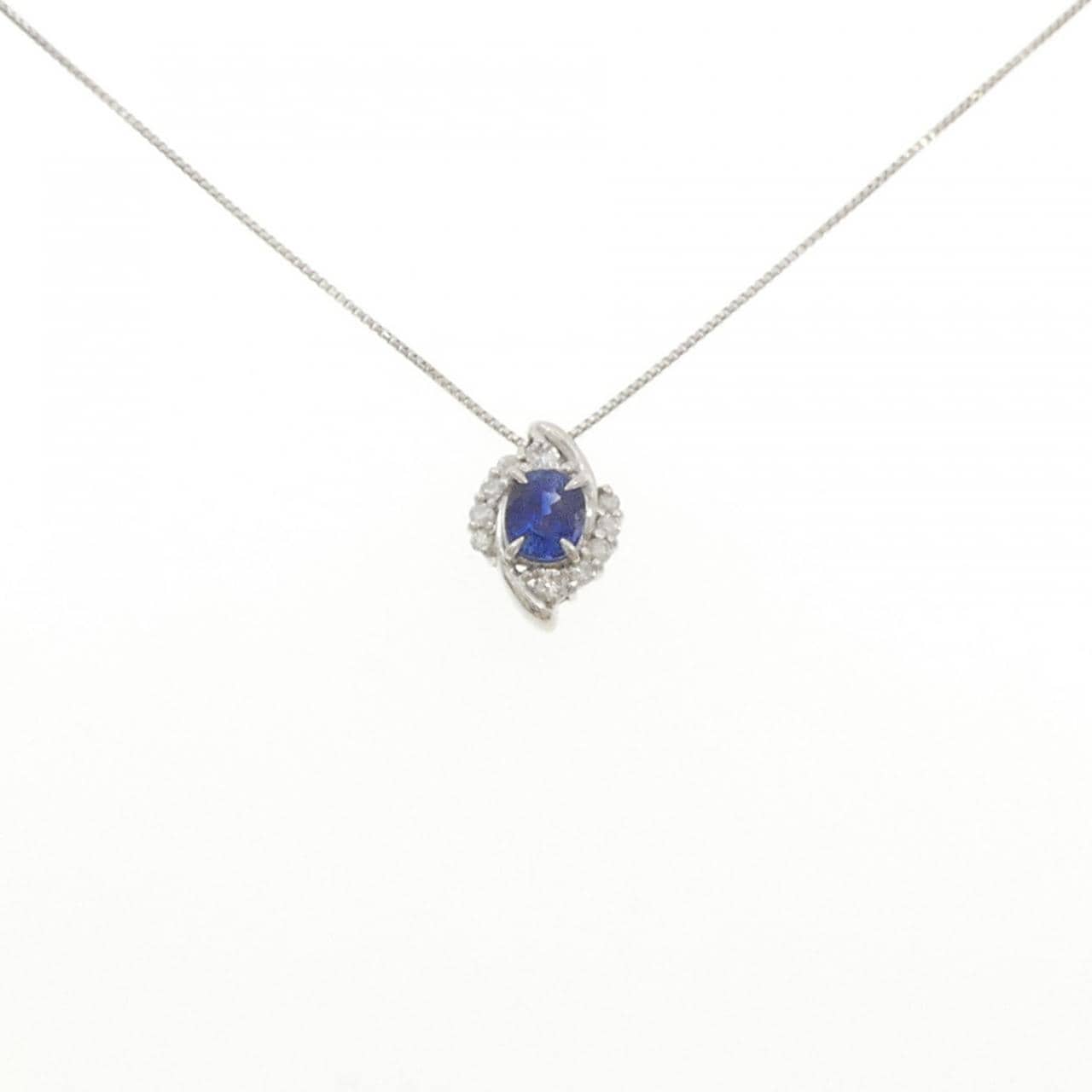 PT900/PT850 サファイヤ ネックレス 0.63CT
