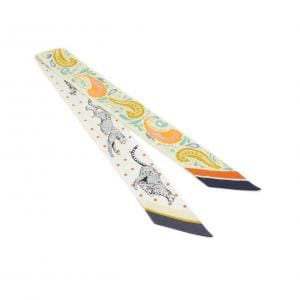 エルメス GUEPARDS BANDANA ツイリー 064179S スカーフ