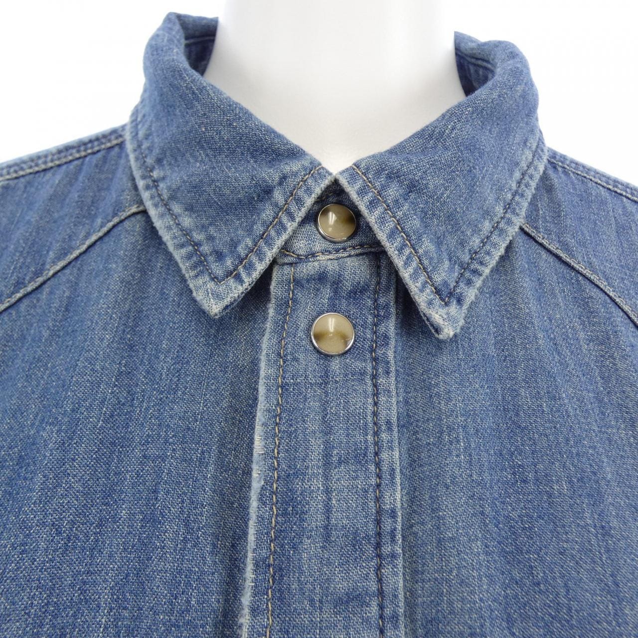 セリーヌ CELINE ウエスタンデニムペインターシャツ 2T217362M シャツ