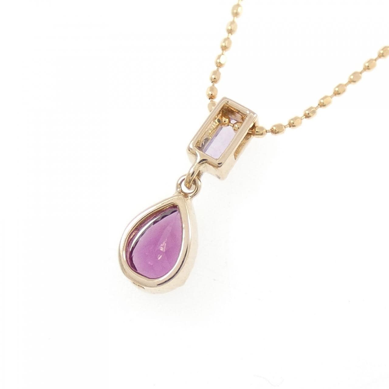K18PG アメジスト ネックレス