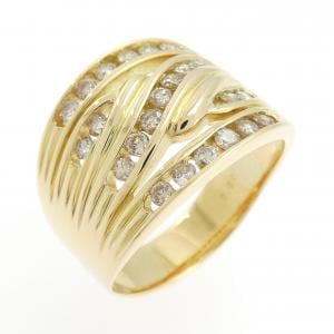 K18YG ダイヤモンド リング 0.50CT