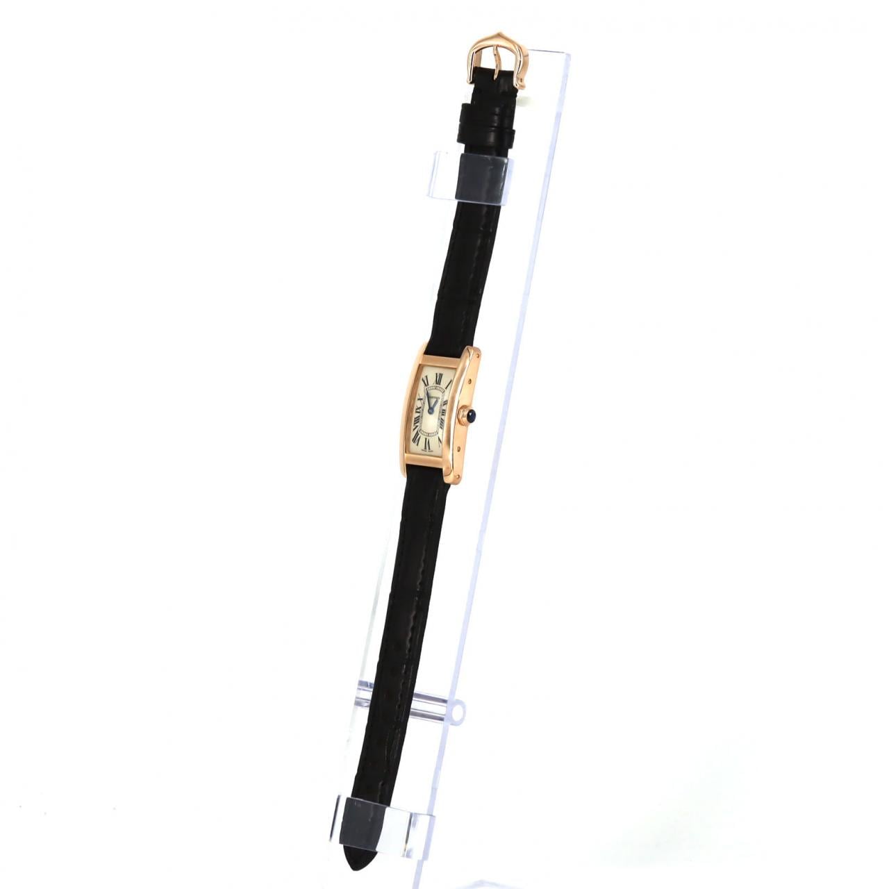 Cartier Tank American SM PG W2607456 PG/RG Quartz