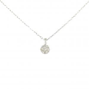 PT950/PT900 ダイヤモンド ネックレス 0.08CT