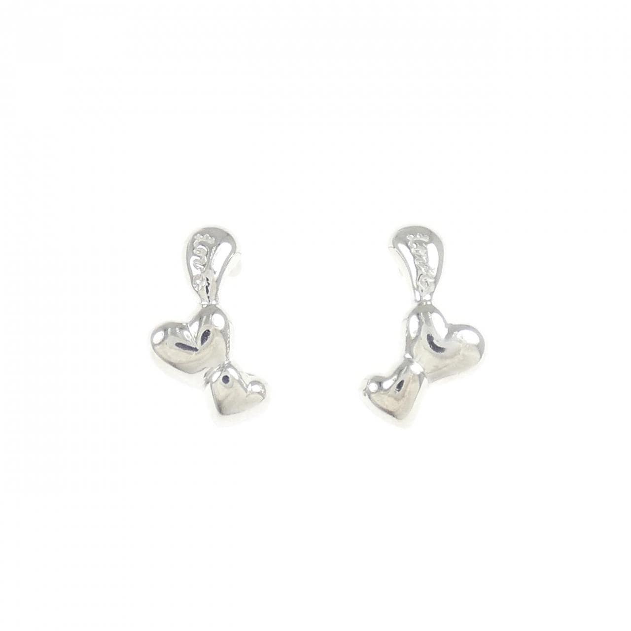 PT900 ハート ピアス