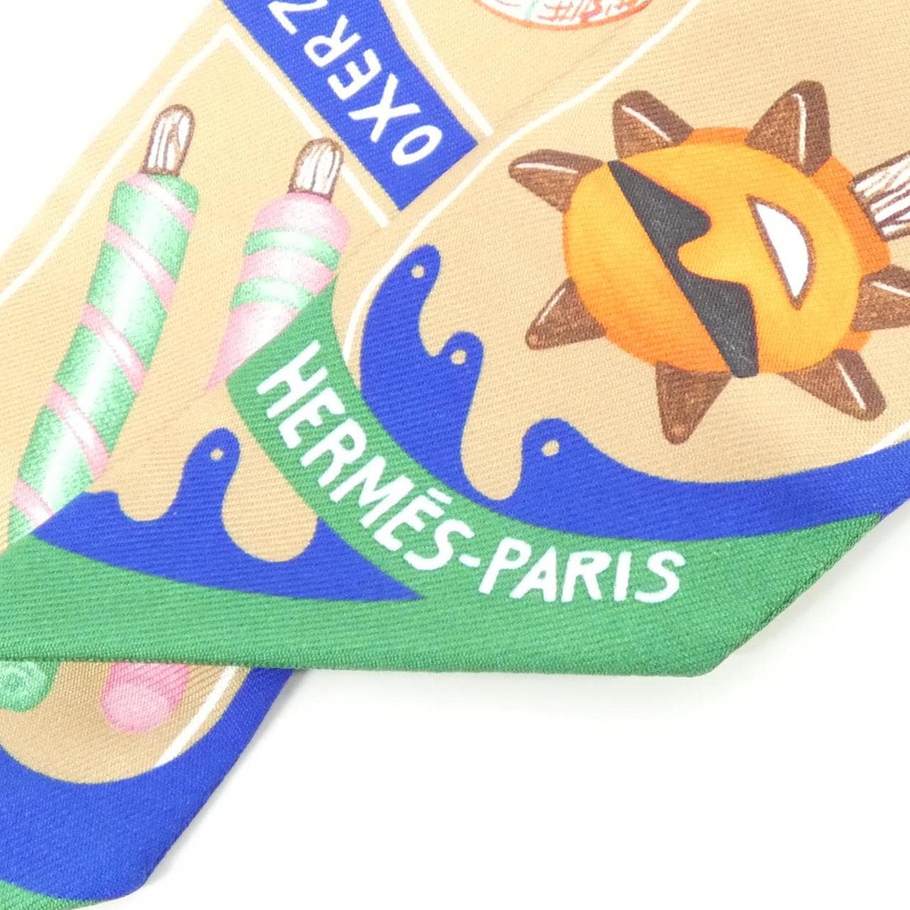 【未使用品】エルメス FUNNY ICE CREAM ツイリー 064109S スカーフ