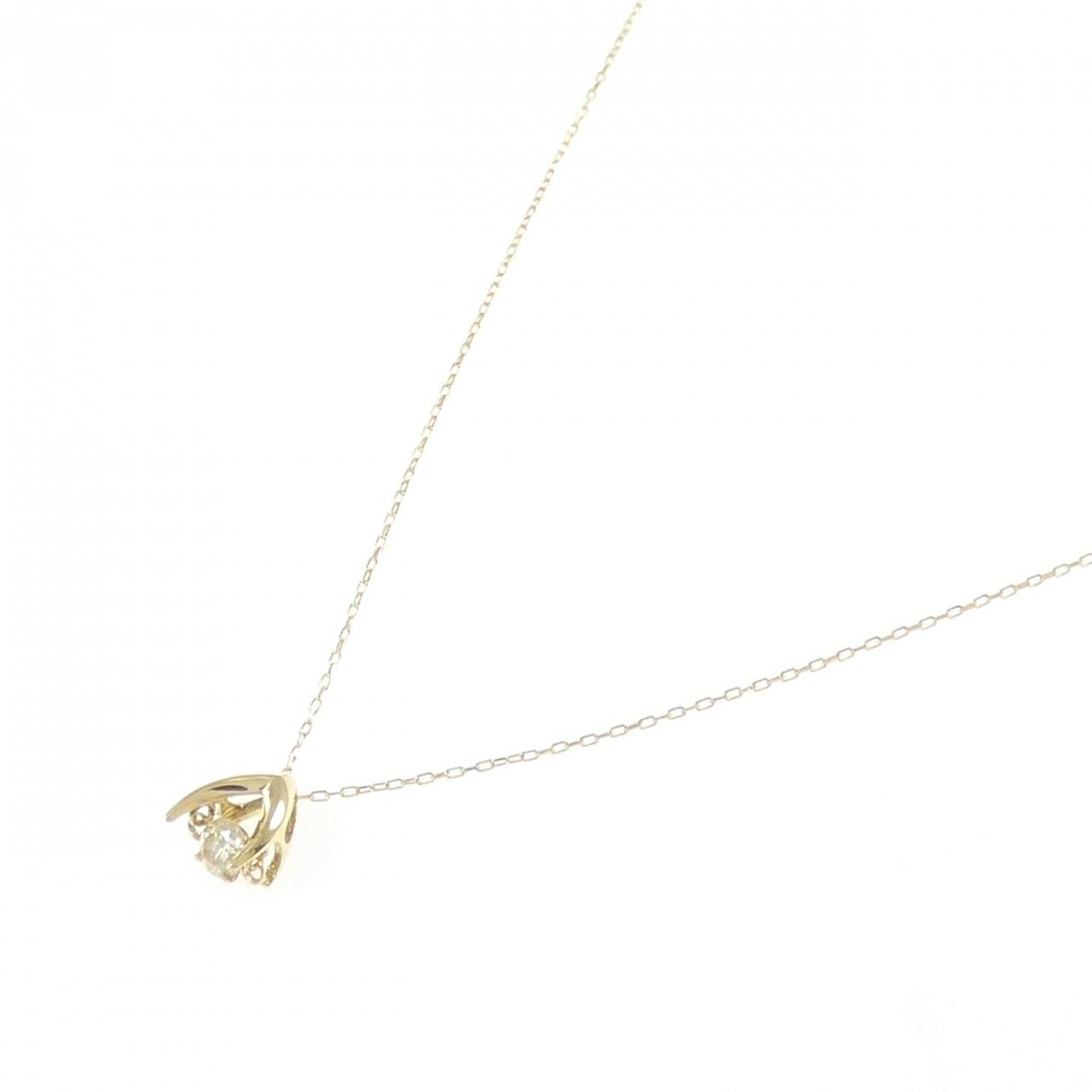 K18YG ダイヤモンド ネックレス 0.10CT