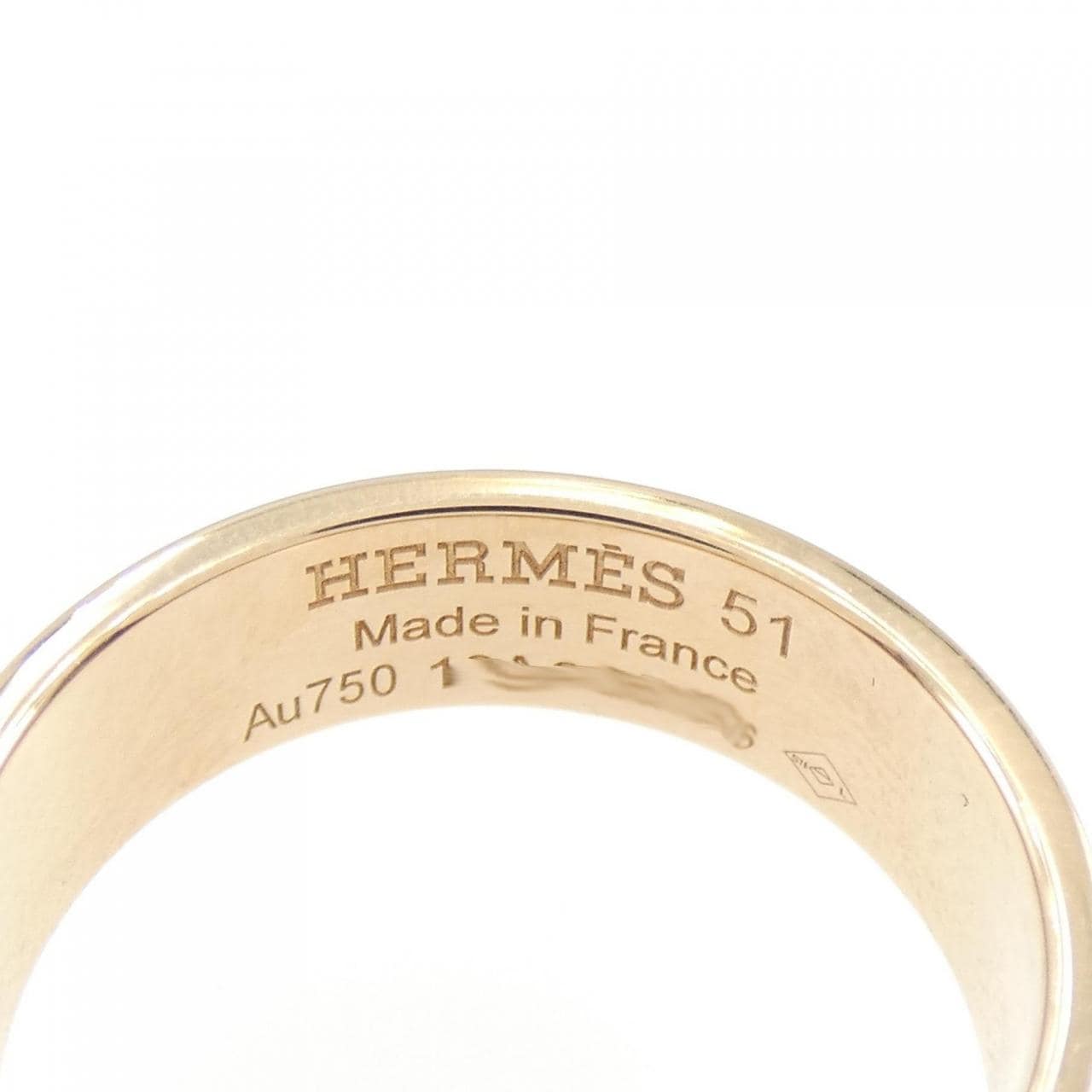 HERMES H Dunkle Ring