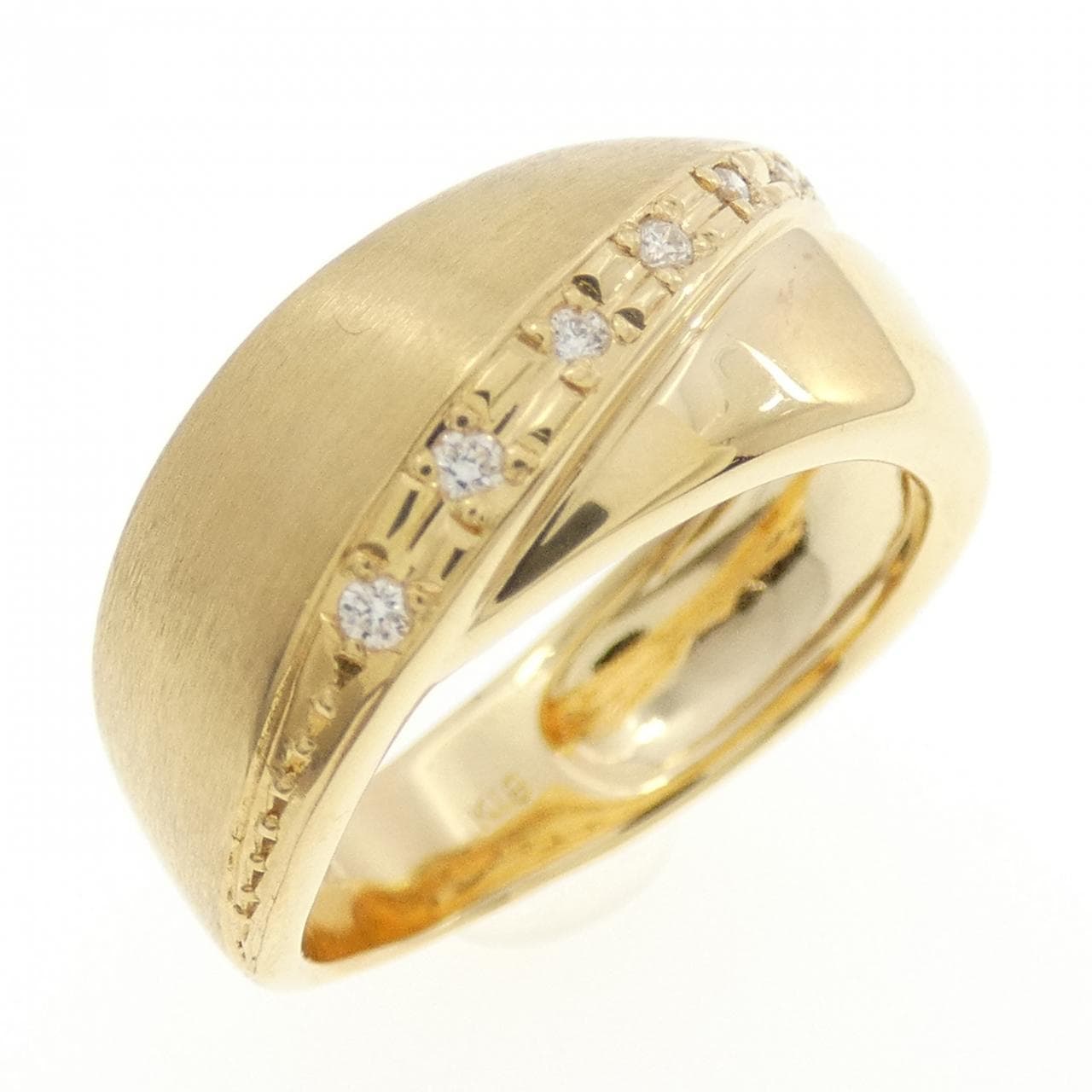 K18YG ダイヤモンド リング 0.04CT