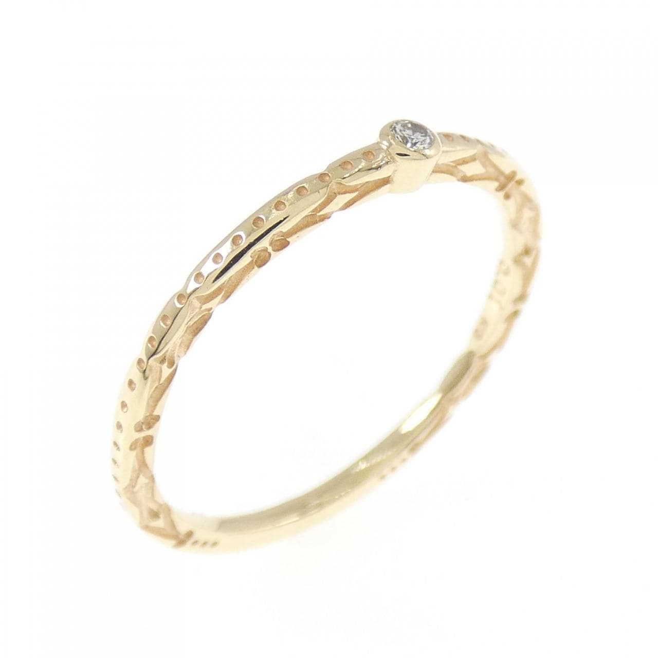 アガット ダイヤモンド リング 0.01CT