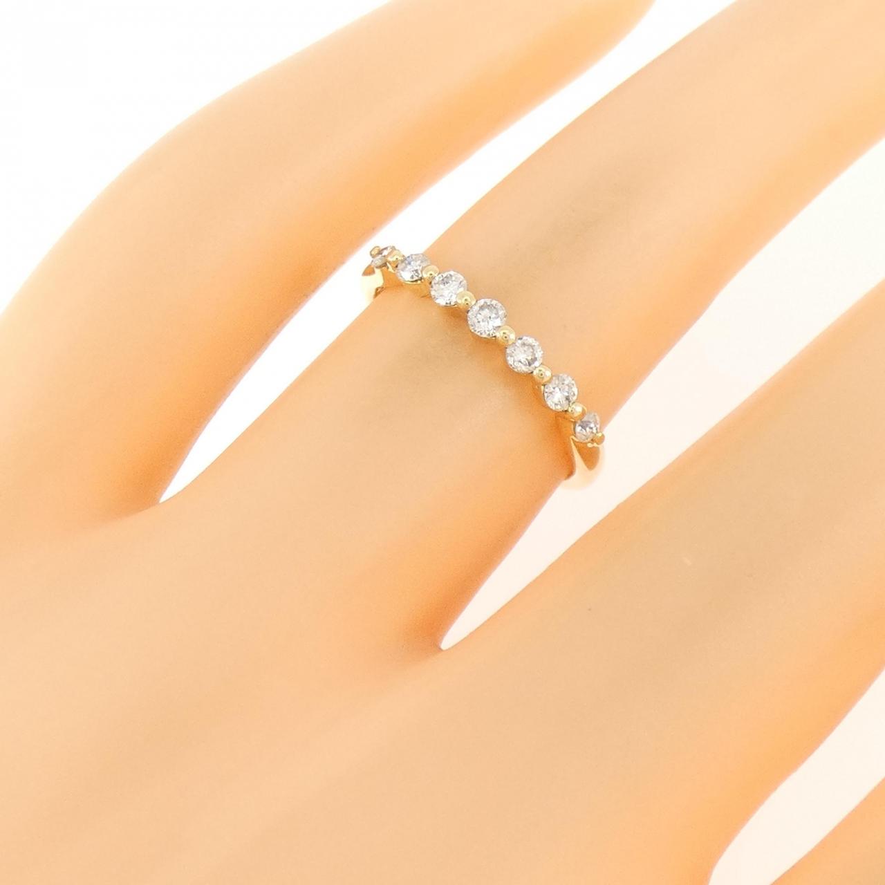 K18YG ダイヤモンド リング 0.2CT