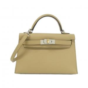 エルメス ミニ ケリー2 エレクトラム MINI 086478CT バッグ
