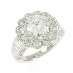 PT900 ダイヤモンド リング 2.177CT J SI1 Good