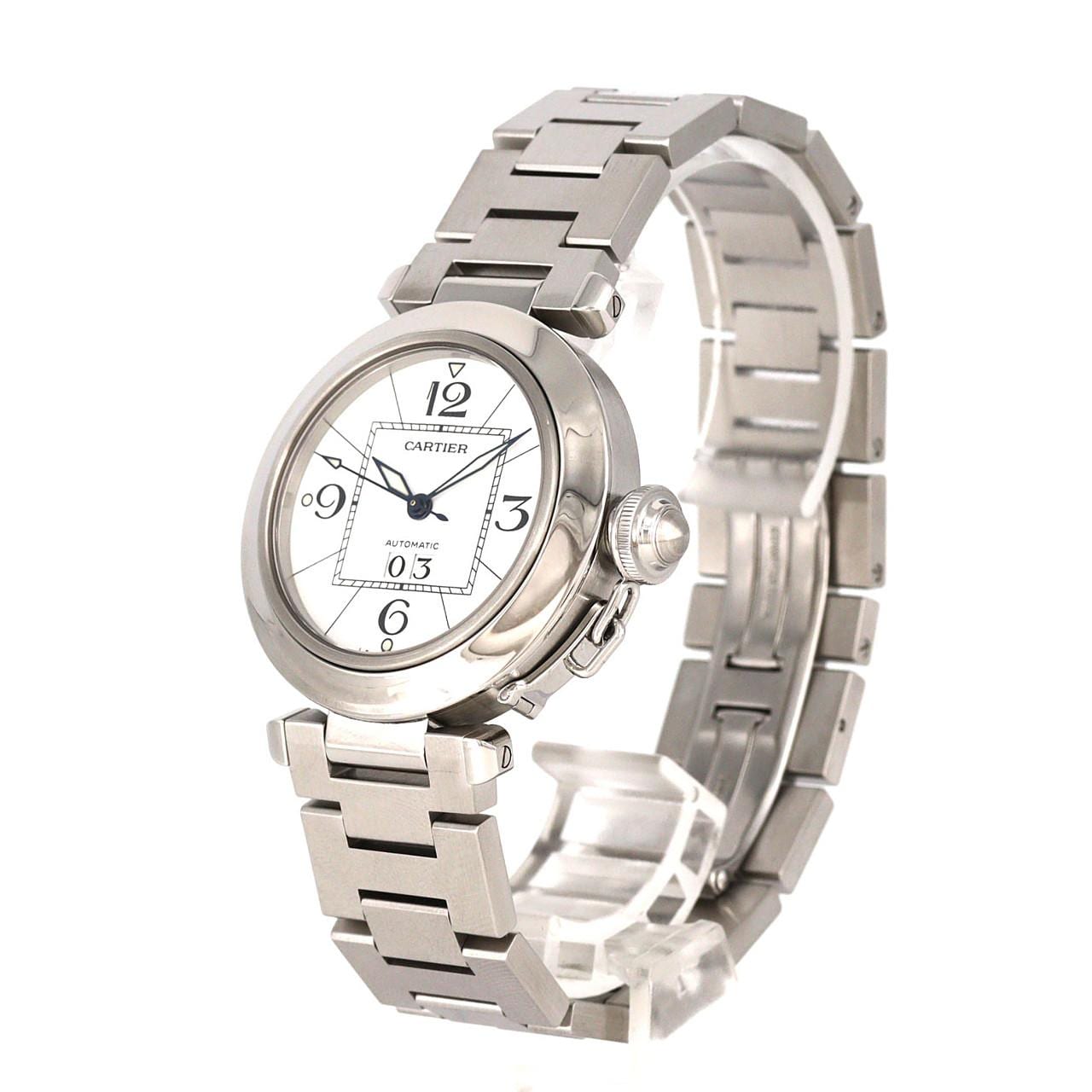 カルティエ パシャCグランデデイト W31055M7 SS 自動巻