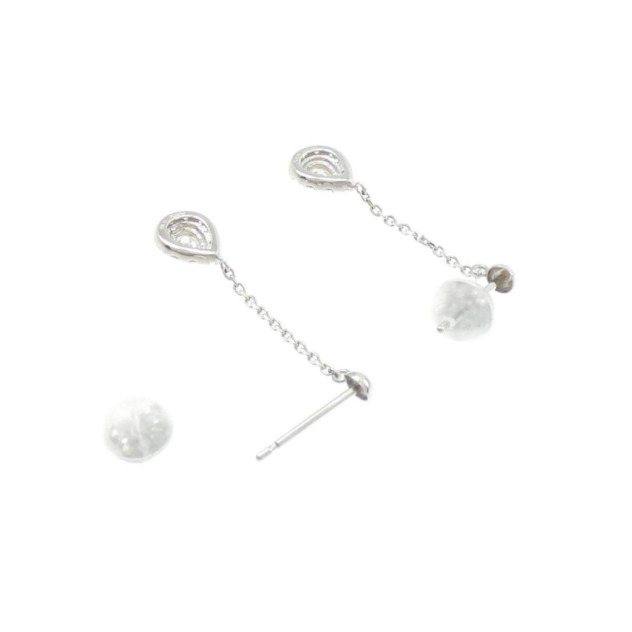 PT900 ダイヤモンド ピアス 0.30CT