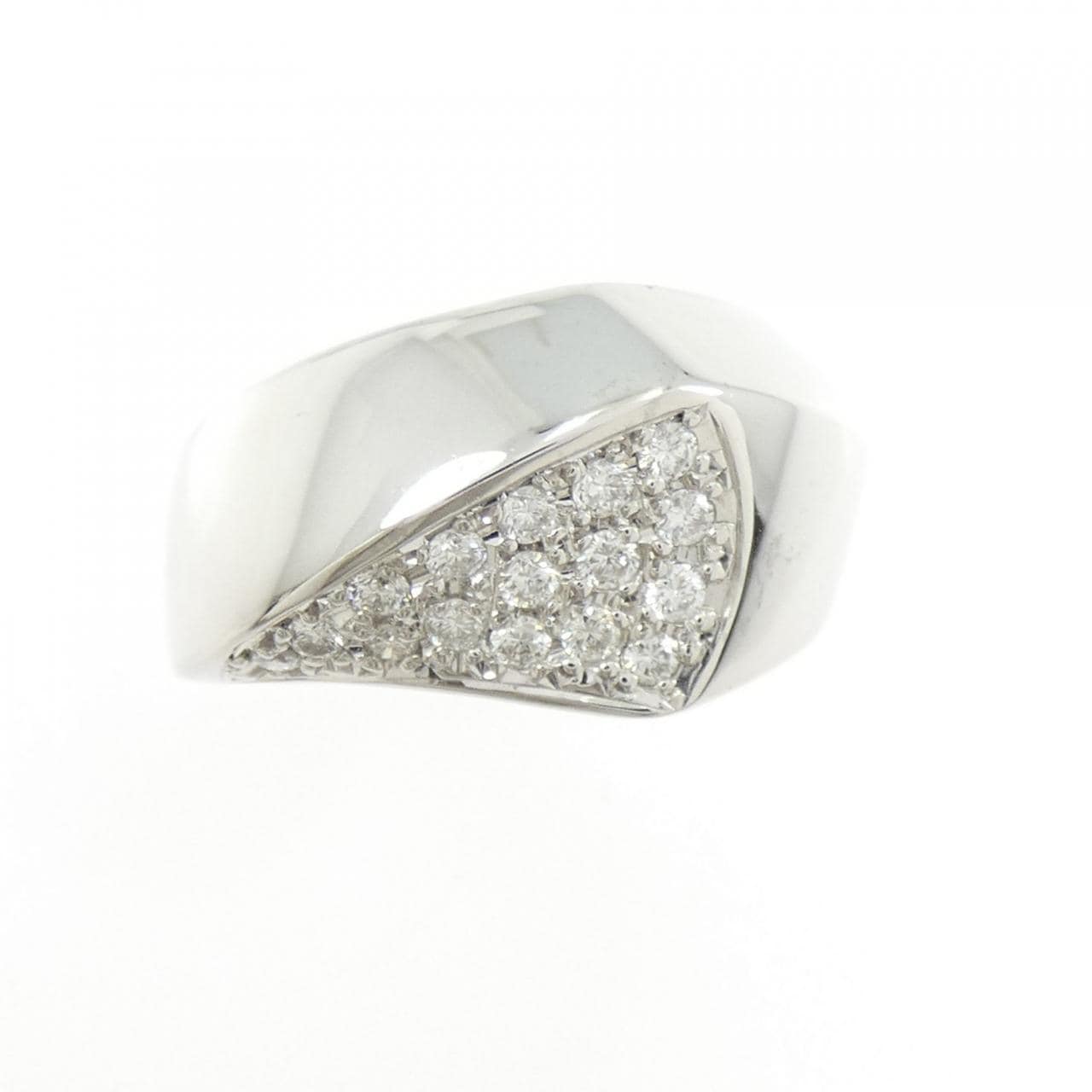 K18WG ダイヤモンド リング 0.30CT