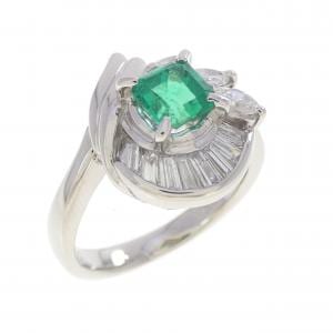 PT900 エメラルド リング 0.51CT