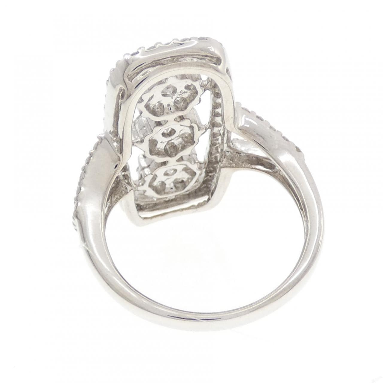 K18WG ダイヤモンド リング 1.50CT