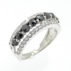 K18WG ダイヤモンド リング 1.10CT