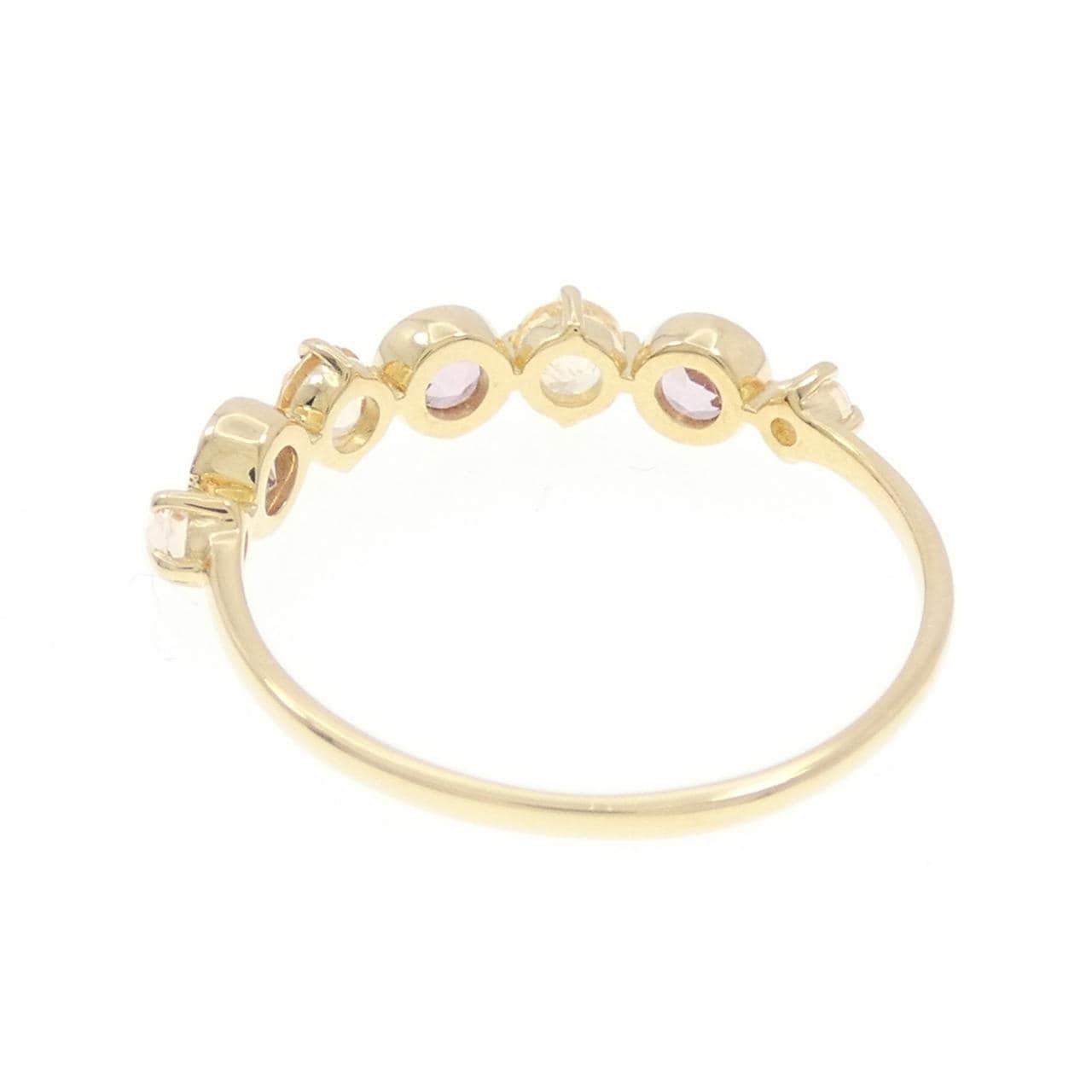 K18YG ガーネット リング