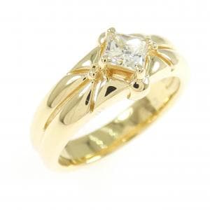 K18YG ダイヤモンド リング 0.33CT