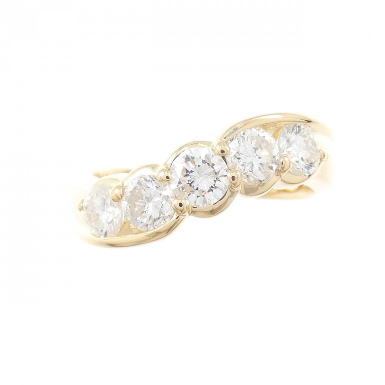 K18YG ダイヤモンド リング 1.03CT