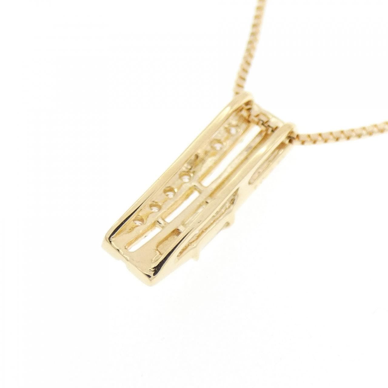 【新品】K18YG ダイヤモンド ネックレス 0.12CT
