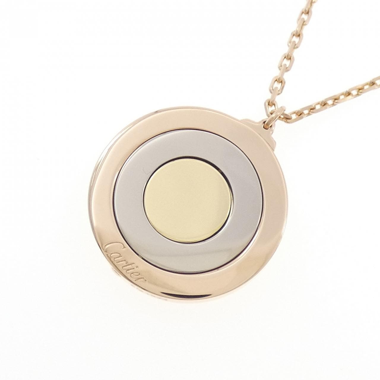 カルティエ 750スリーカラー ネックレス