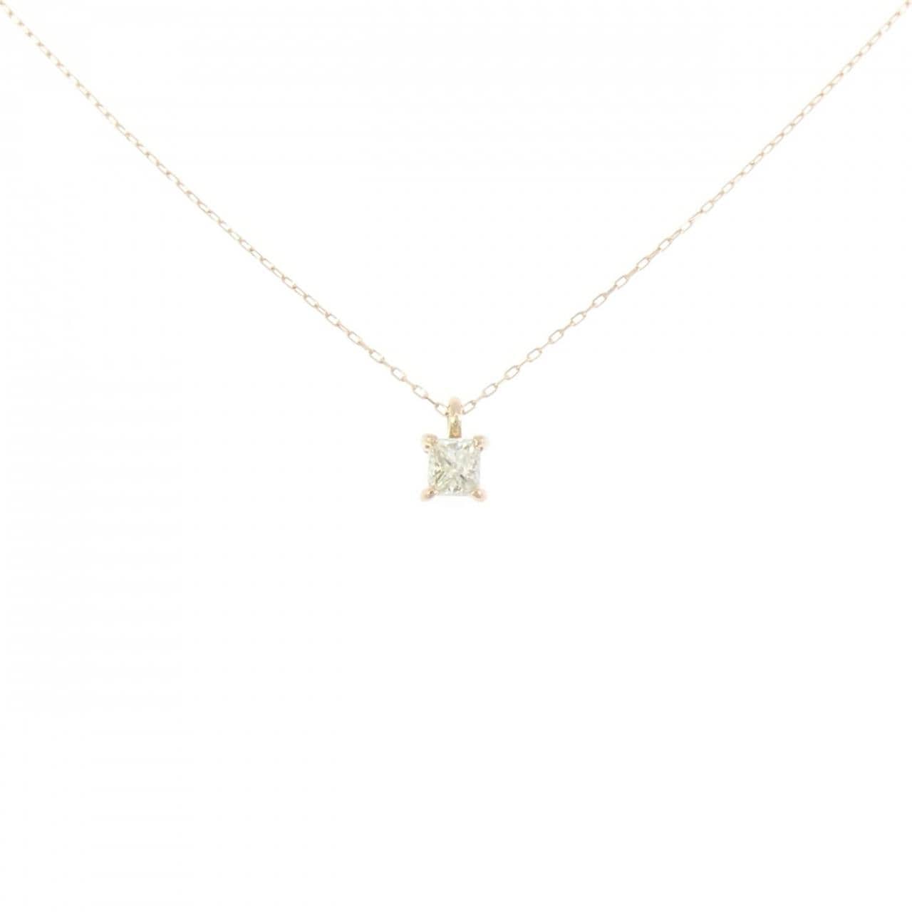 K18PG ダイヤモンド ネックレス 0.15CT