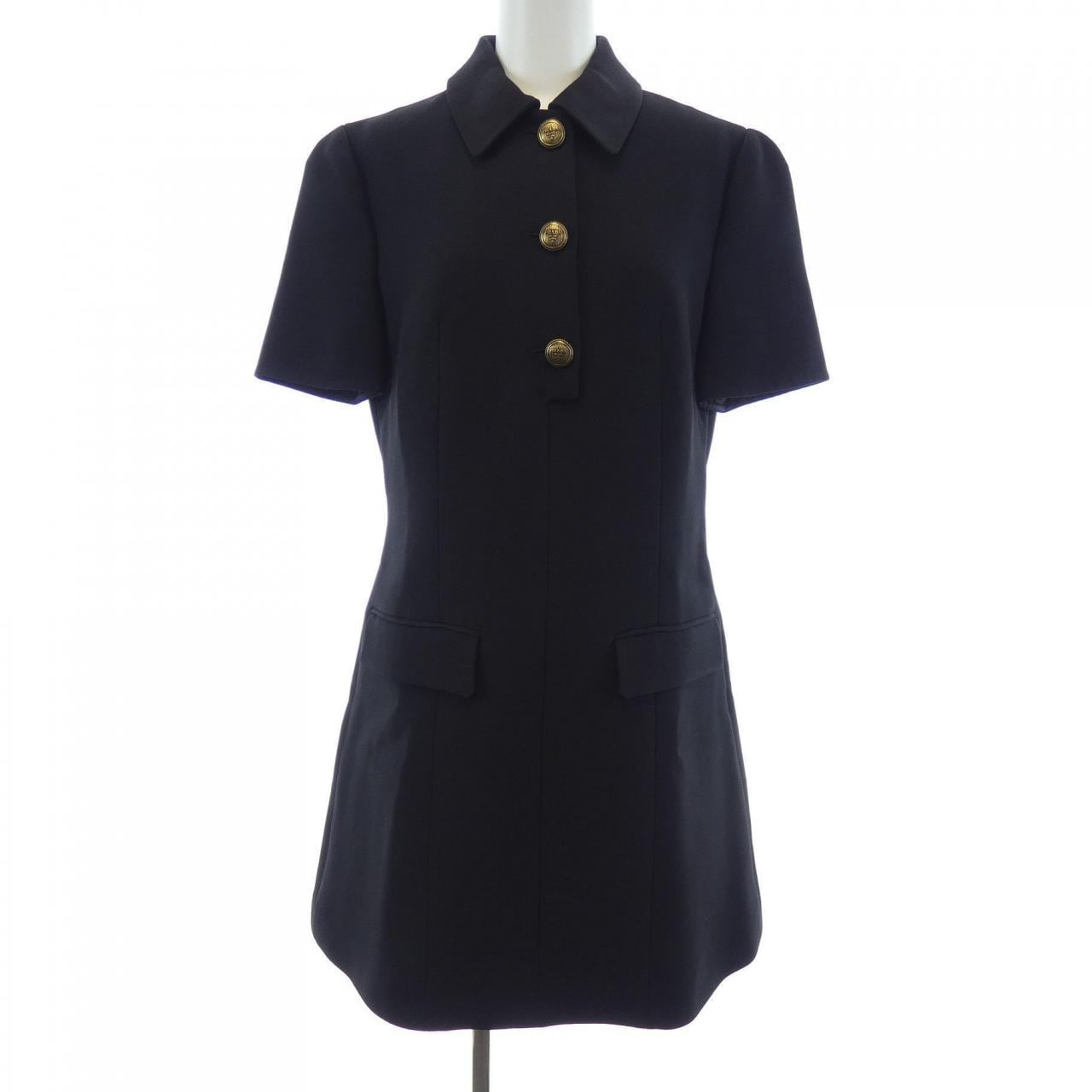 プラダ PRADA トリコチン ミニドレス P3O04 SOOO 1EVU ワンピース