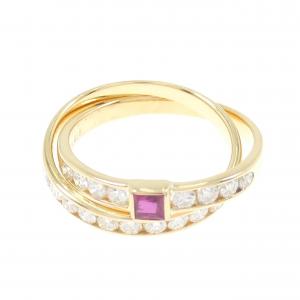 タサキ ルビー リング 0.19CT