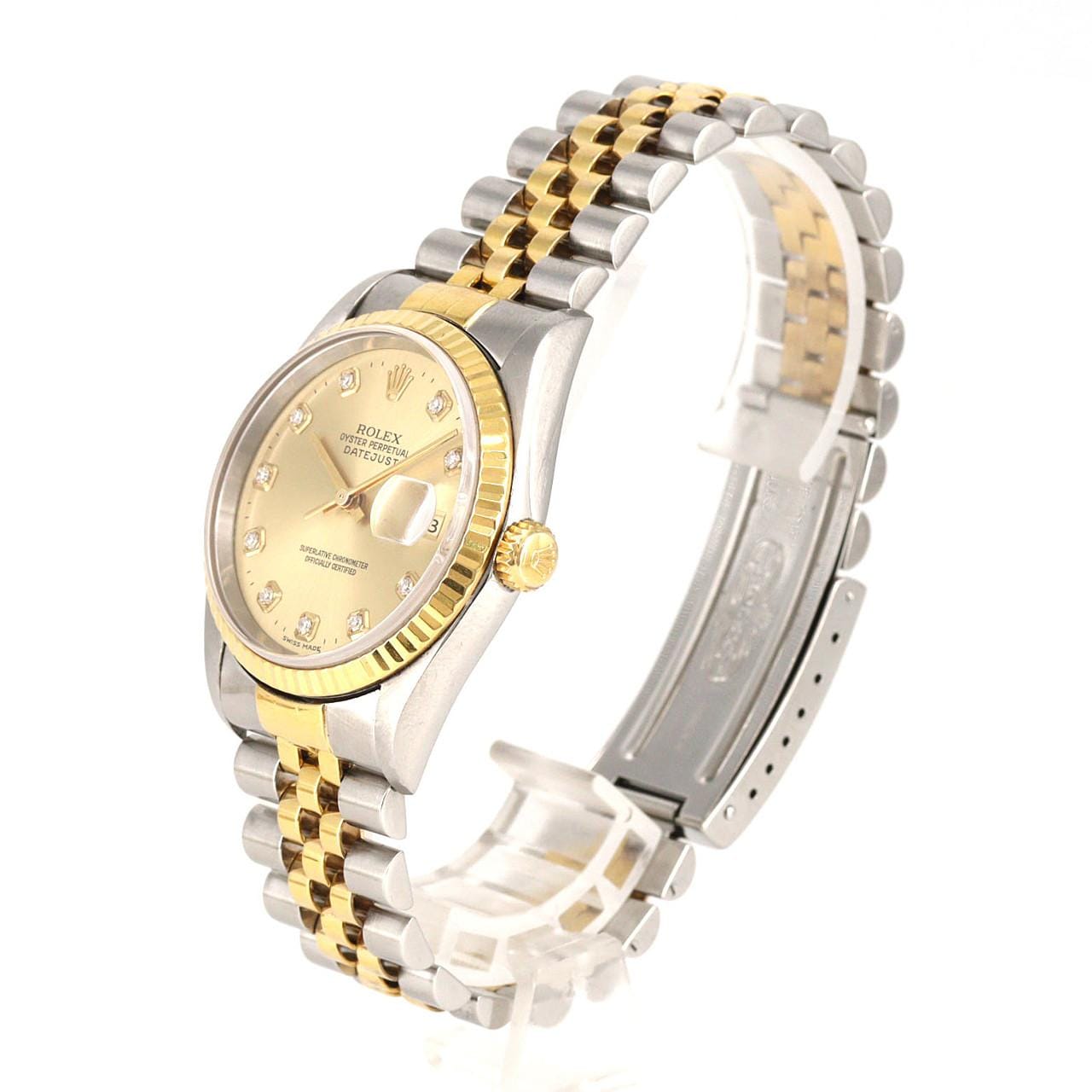 【ノーメンテナンス還元価格】ロレックス デイトジャスト 16233G SSxYG 自動巻 U番