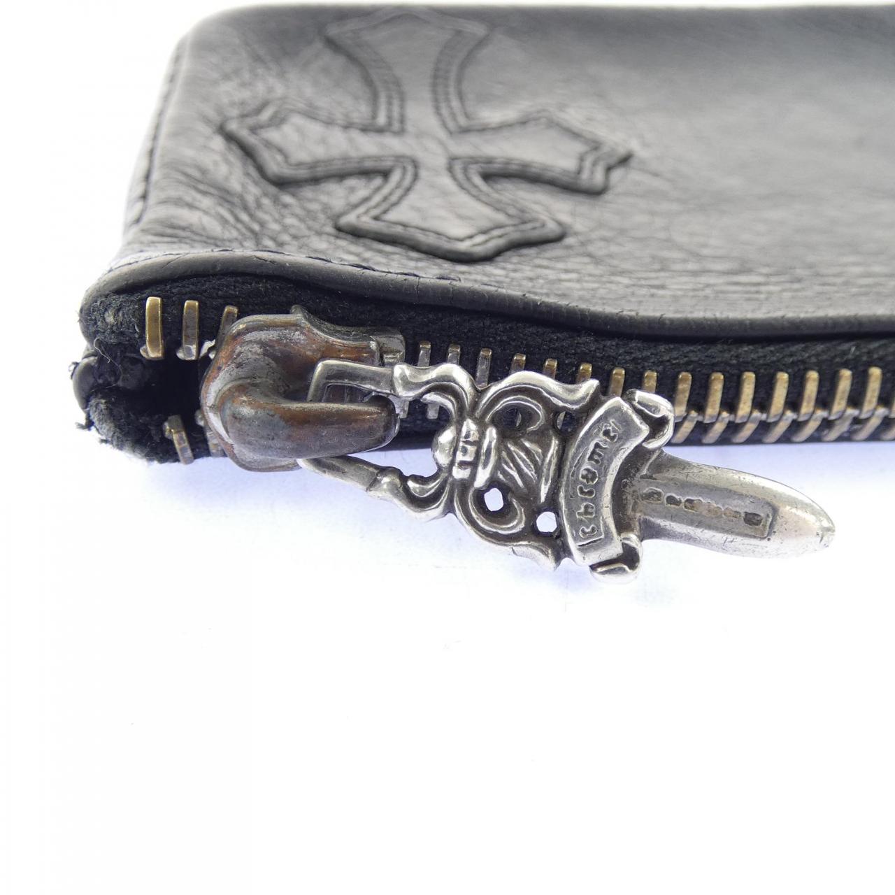 クロムハーツ CHROME HEARTS Z/CHNG PIPING 1CEME 2246 304 0916 0900 COIN CASE