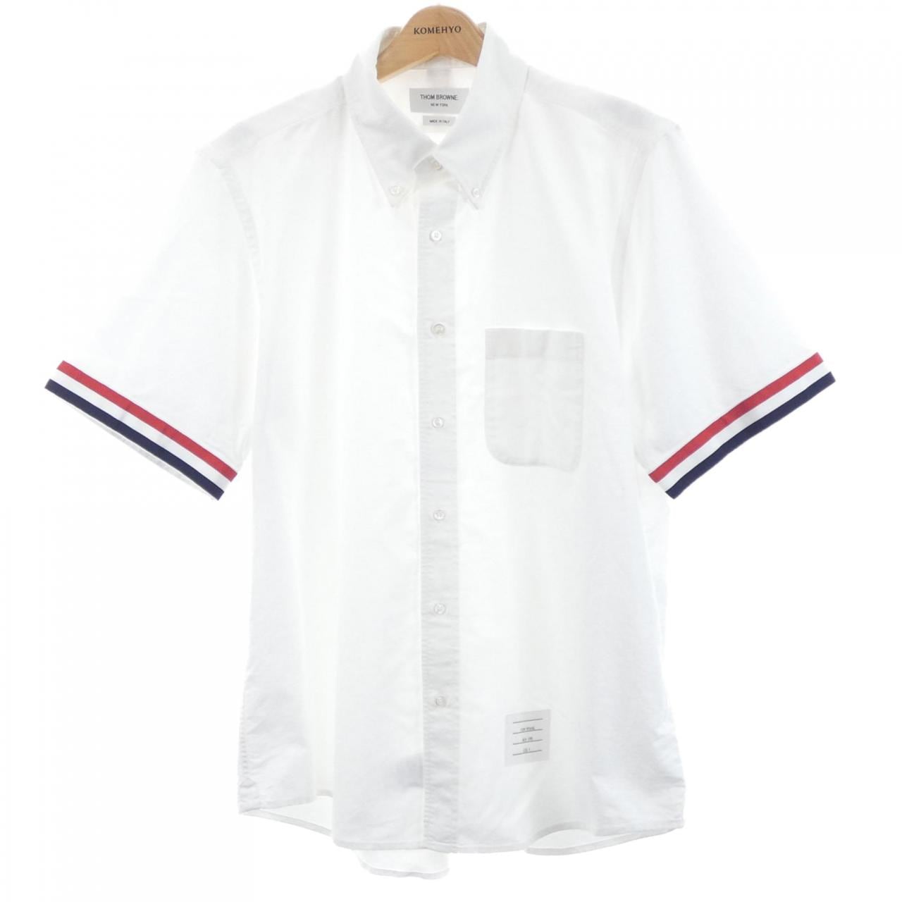 トムブラウン THOM BROWNE 4BAR MWS245A S／Sシャツ