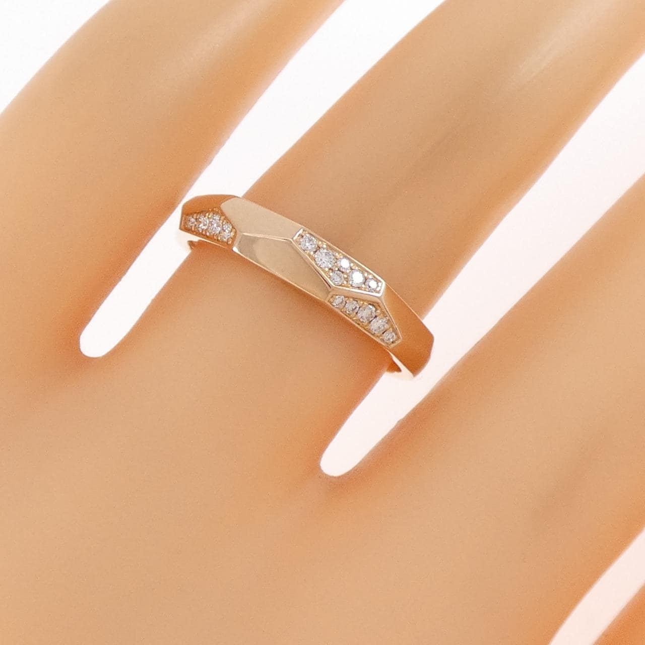 750PG ダイヤモンド リング 0.08CT
