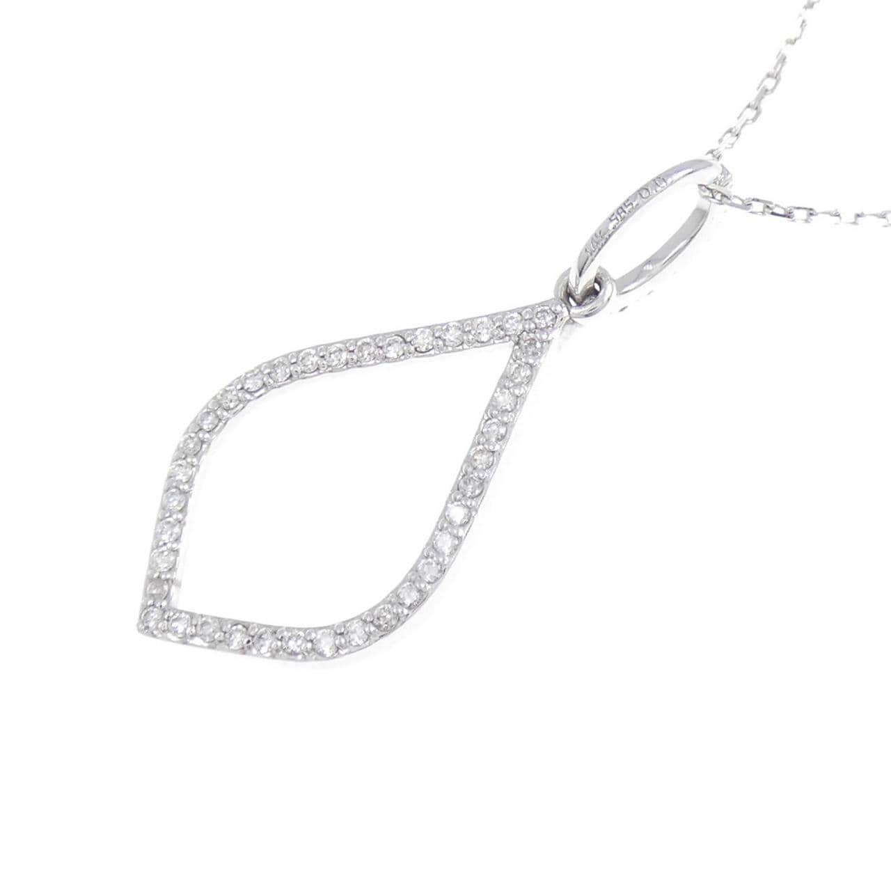 585WG/K18WG Diamond necklace