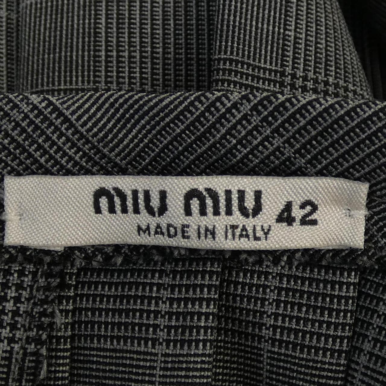 ミュウミュウ MIU MIU MG1694 10B2 スカート