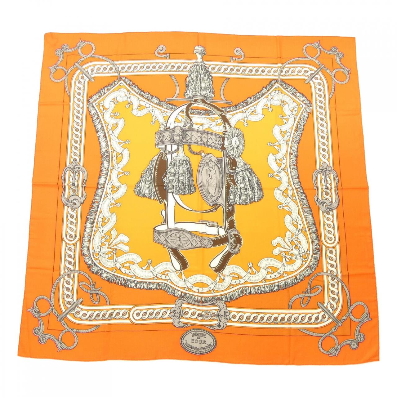 エルメス HERMES BRIDE DE COUR REMIX H243579S カレジェアン140 ショール