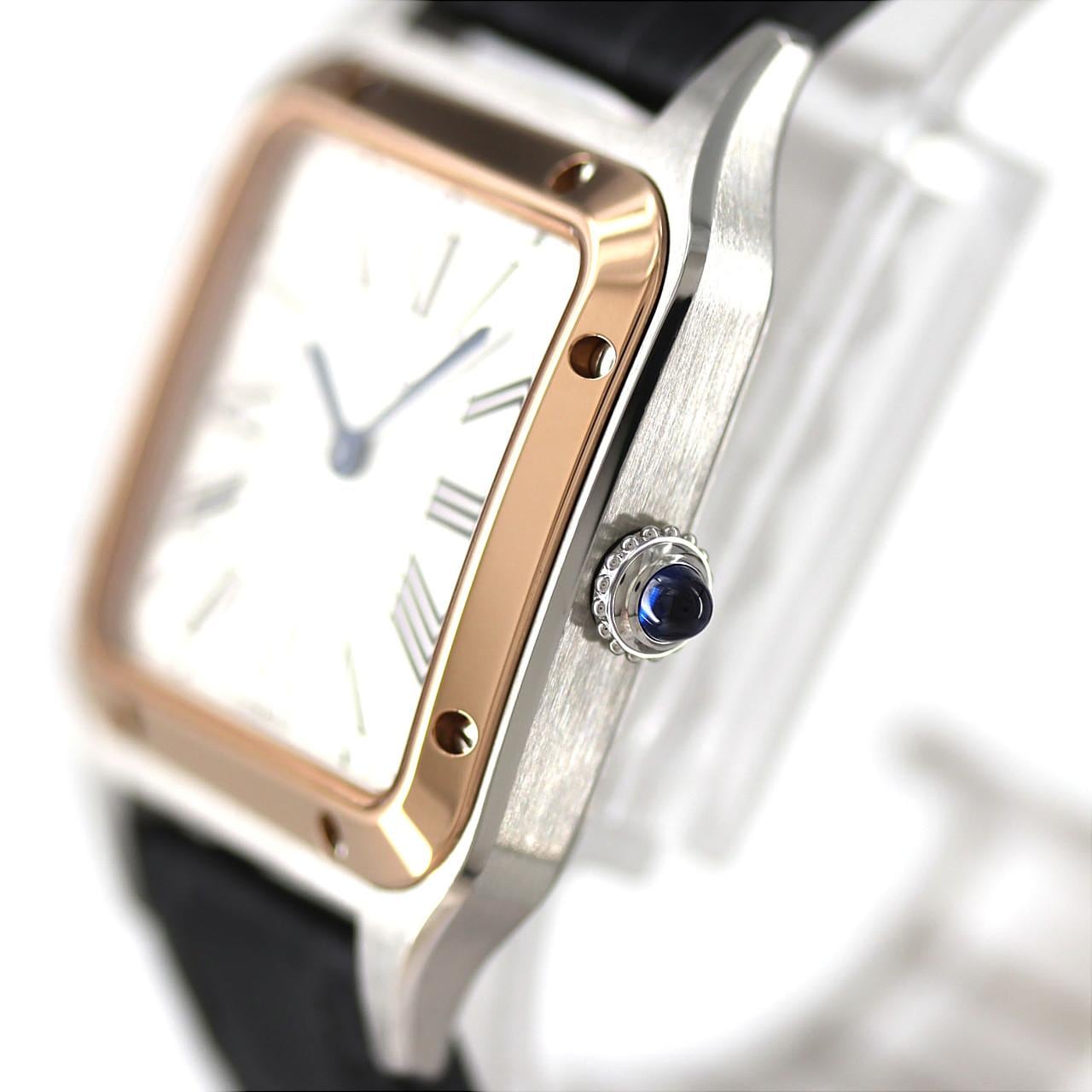 カルティエ サントスデュモンSM PGコンビ W2SA0012 SSxPG クォーツ