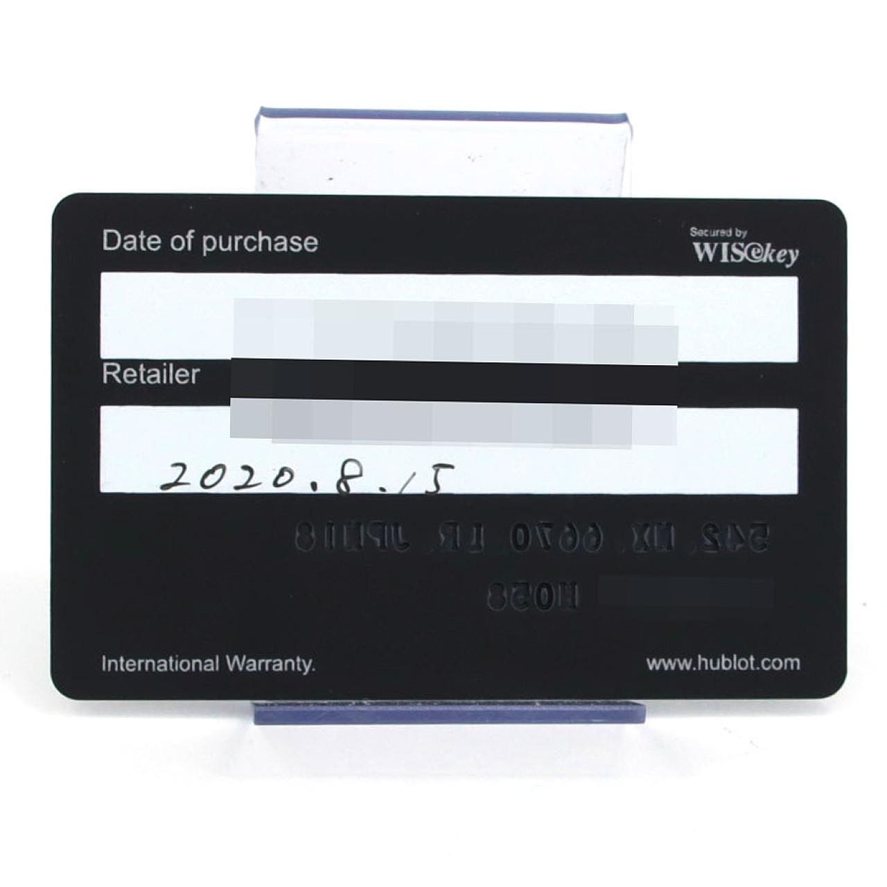 【ノーメンテナンス還元価格】ウブロ クラシックフュージョンチタニウムディープブルー･JAPAN LTD 542.NX.6670.LR.JPN18 TI 自動巻