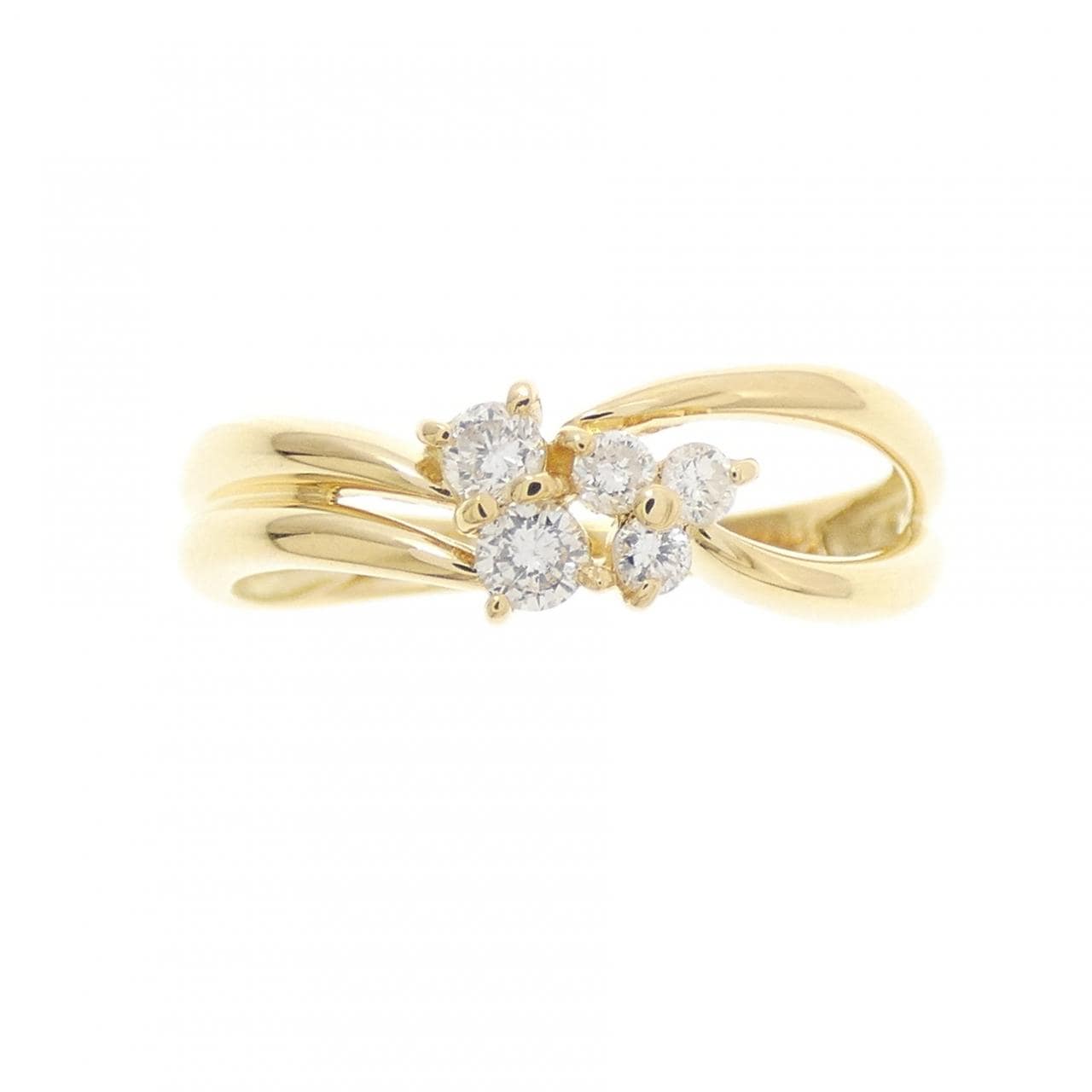 K18YG ダイヤモンド リング 0.16CT