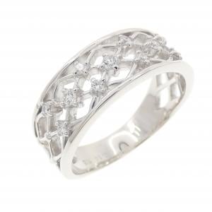 K18WG ダイヤモンド リング 0.14CT