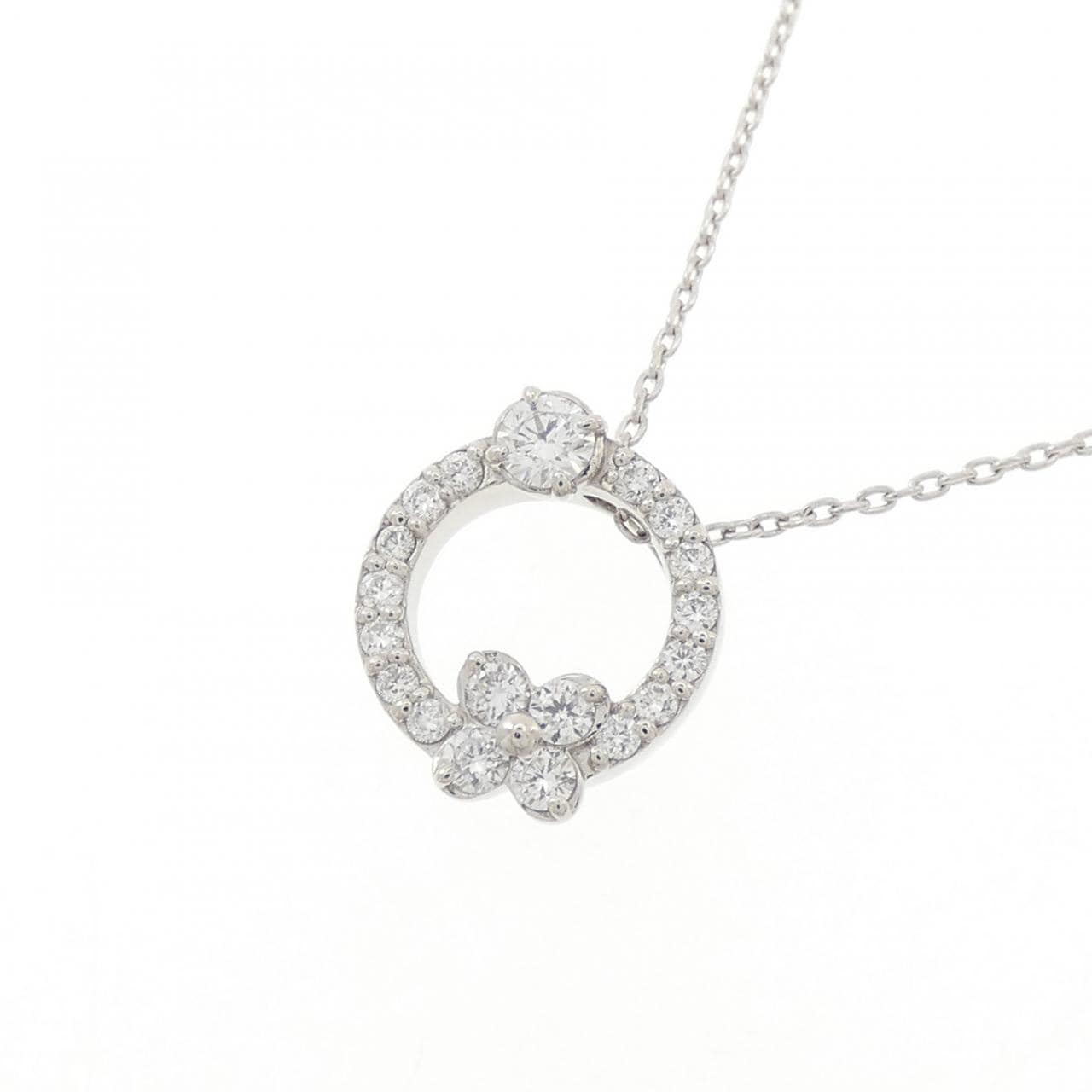 ポンテヴェキオ ダイヤモンド ネックレス 0.19CT