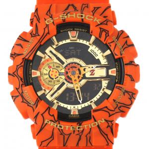 カシオ G-SHOCK･ドラゴンボールZ GA-110JDB-1A4JR ラバー クォーツ
