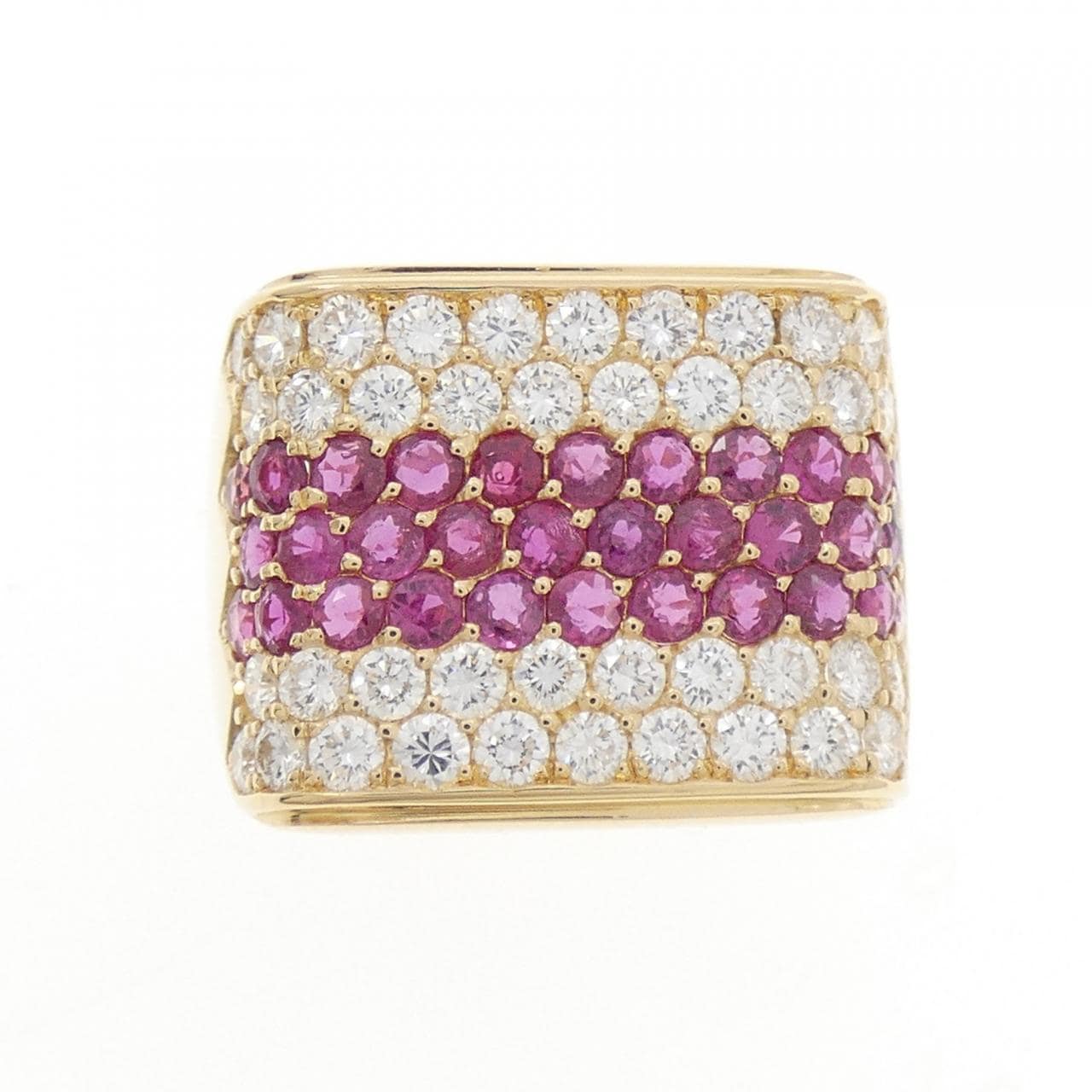 K18YG ルビー リング