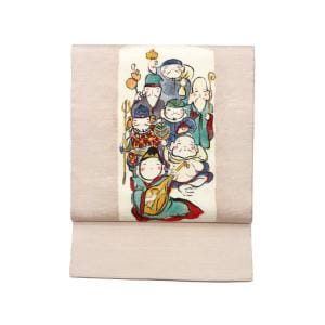 【未使用品】袋帯　綴織　友禅加工