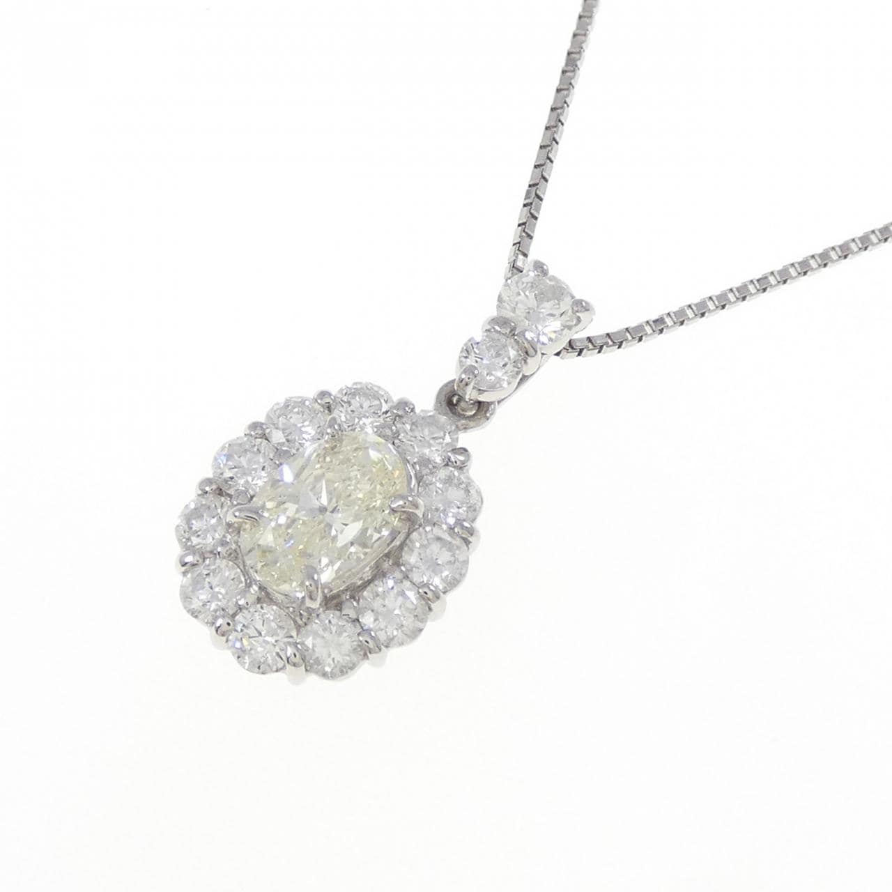 PT900/PT850 ダイヤモンド ネックレス 0.601CT