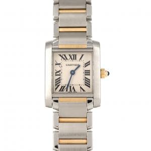 Cartier Tank Francaise SM two tone W51007Q4 SSxYG Quartz