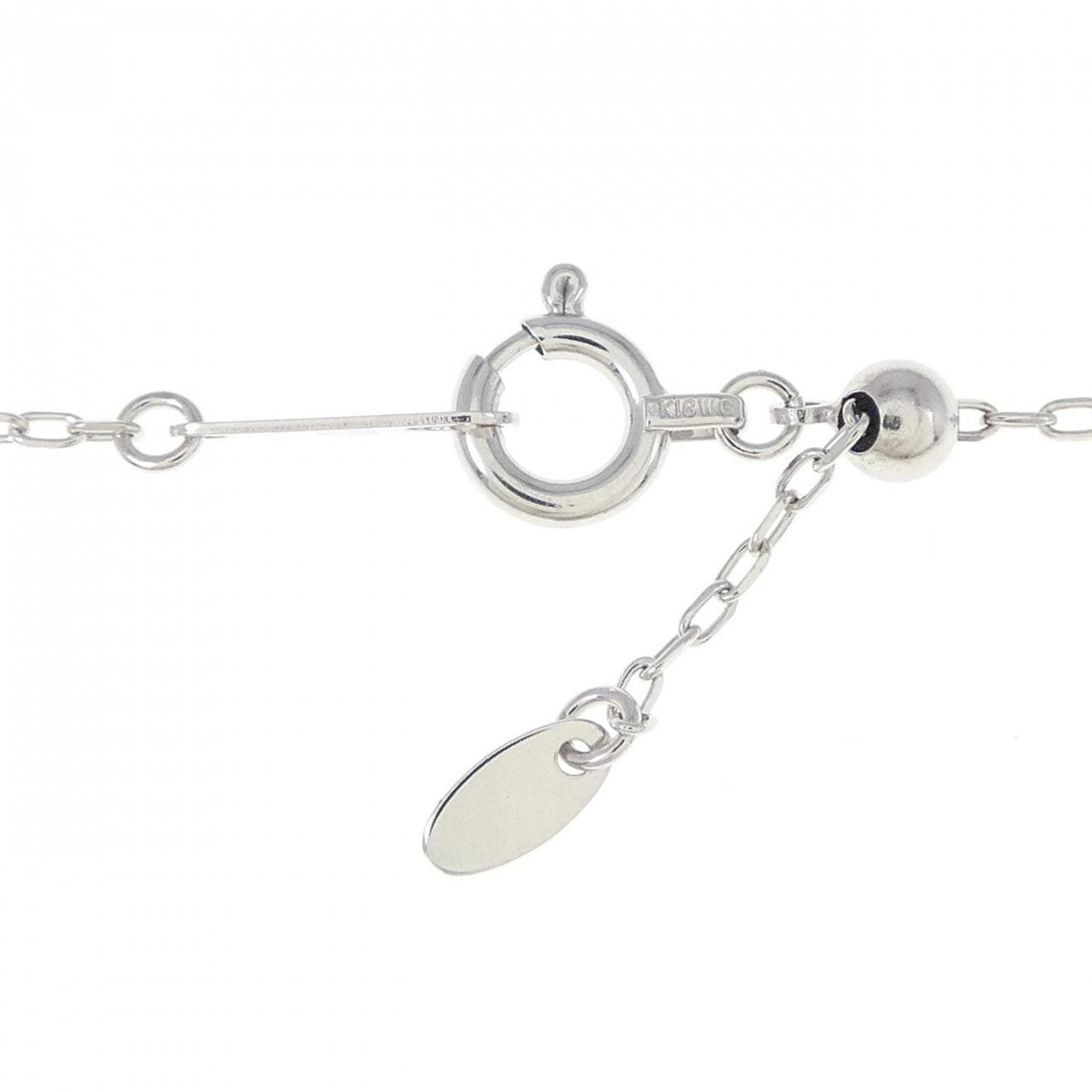 K18WG ルビー ネックレス 0.89CT