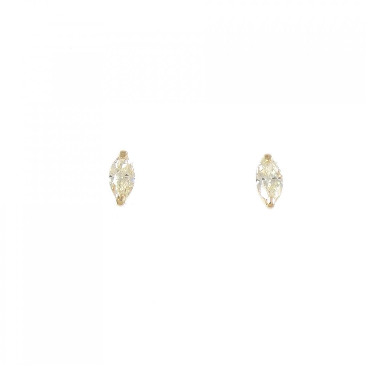 【新品】K18YG ダイヤモンド ピアス 0.24CT