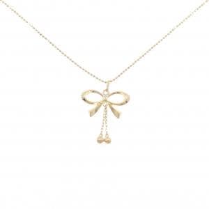 K18YG リボン ネックレス